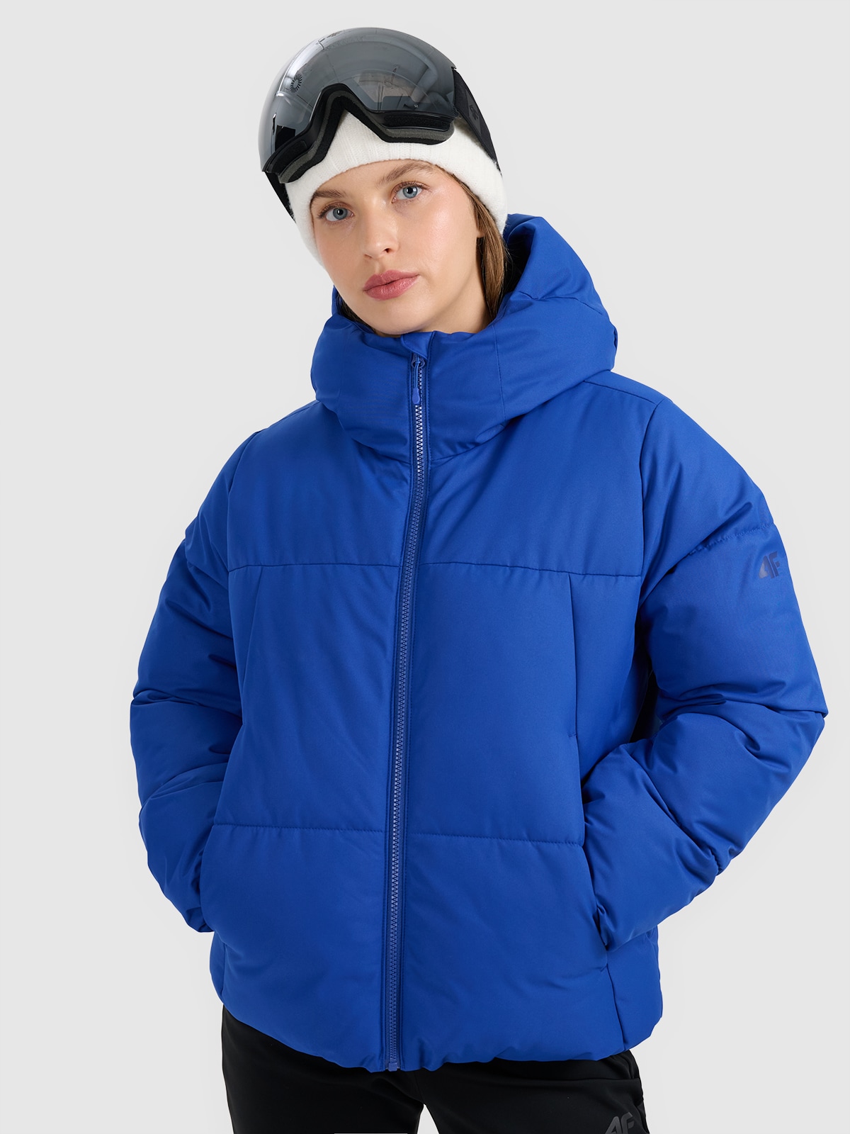 Moteriška slidinėjimo striukė 5000 membrana - mėlyna