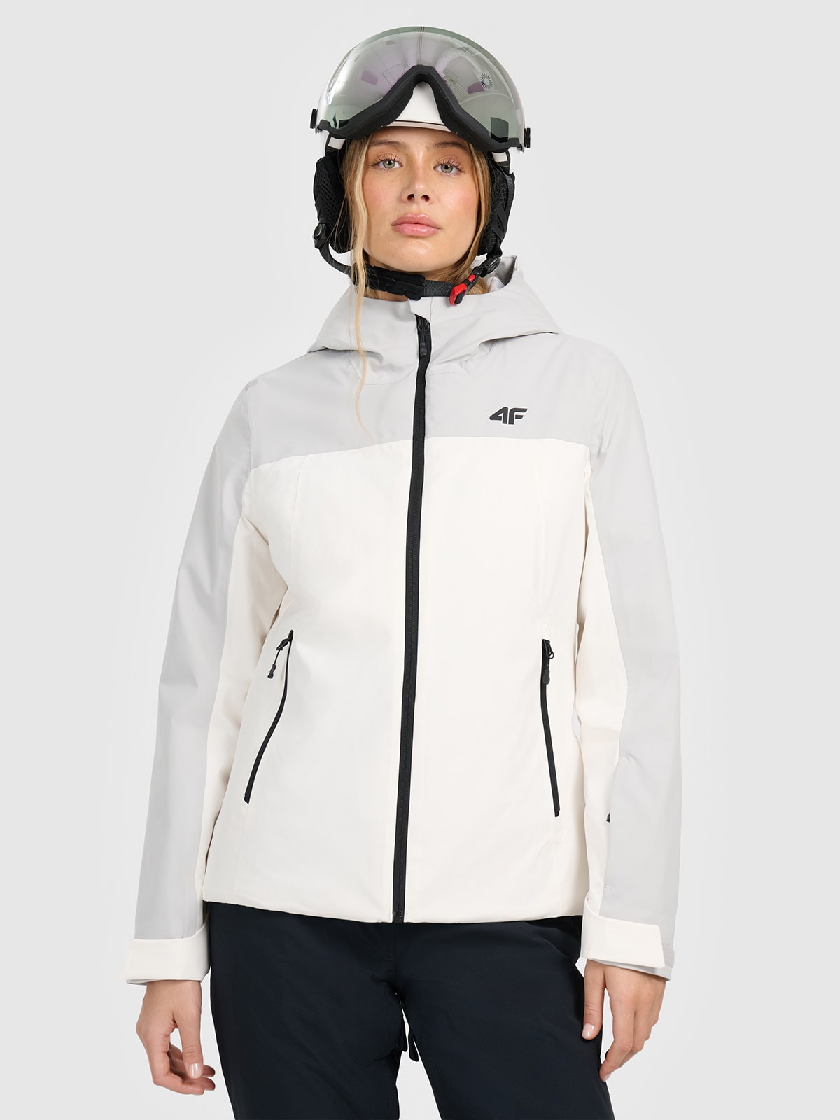 Moteriška slidinėjimo striukė 5000 membrana - balta