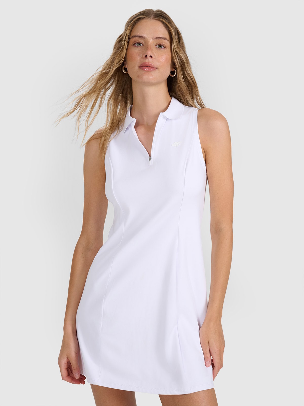 Moteriška mini suknelė - balta