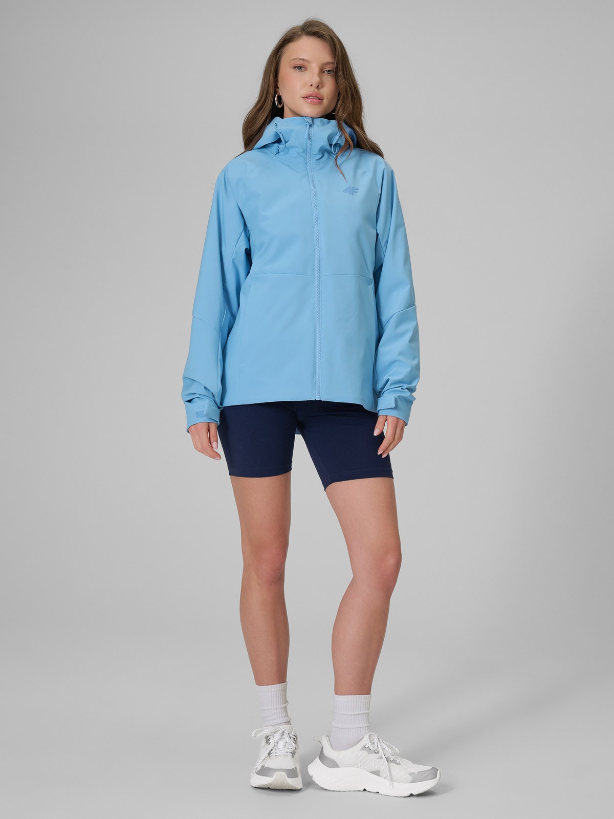 Pereinamojo sezono striukė membrana 5000 moterims - mėlyna