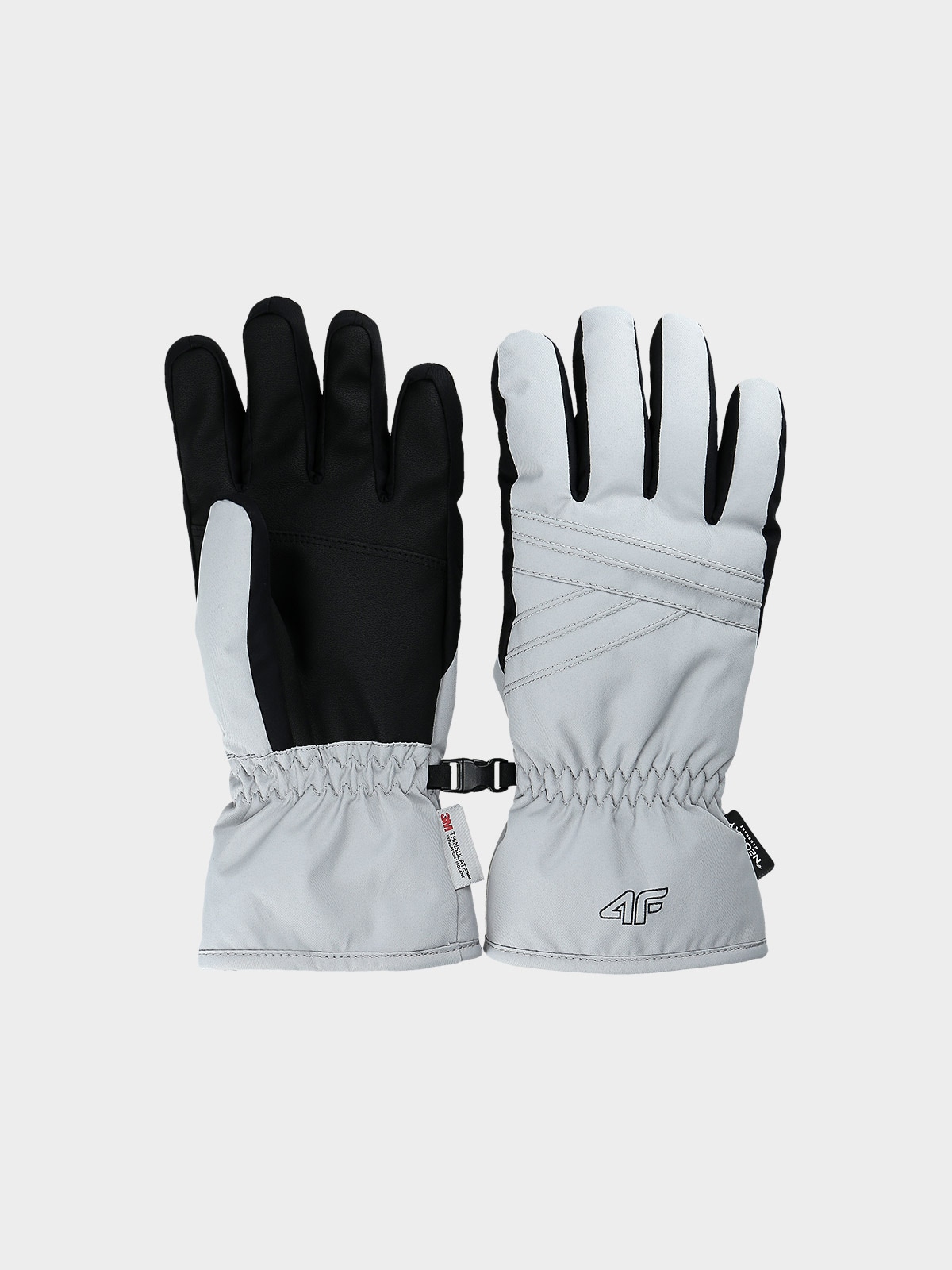 Moteriškos Thinsulate slidinėjimo pirštinės - pilkos