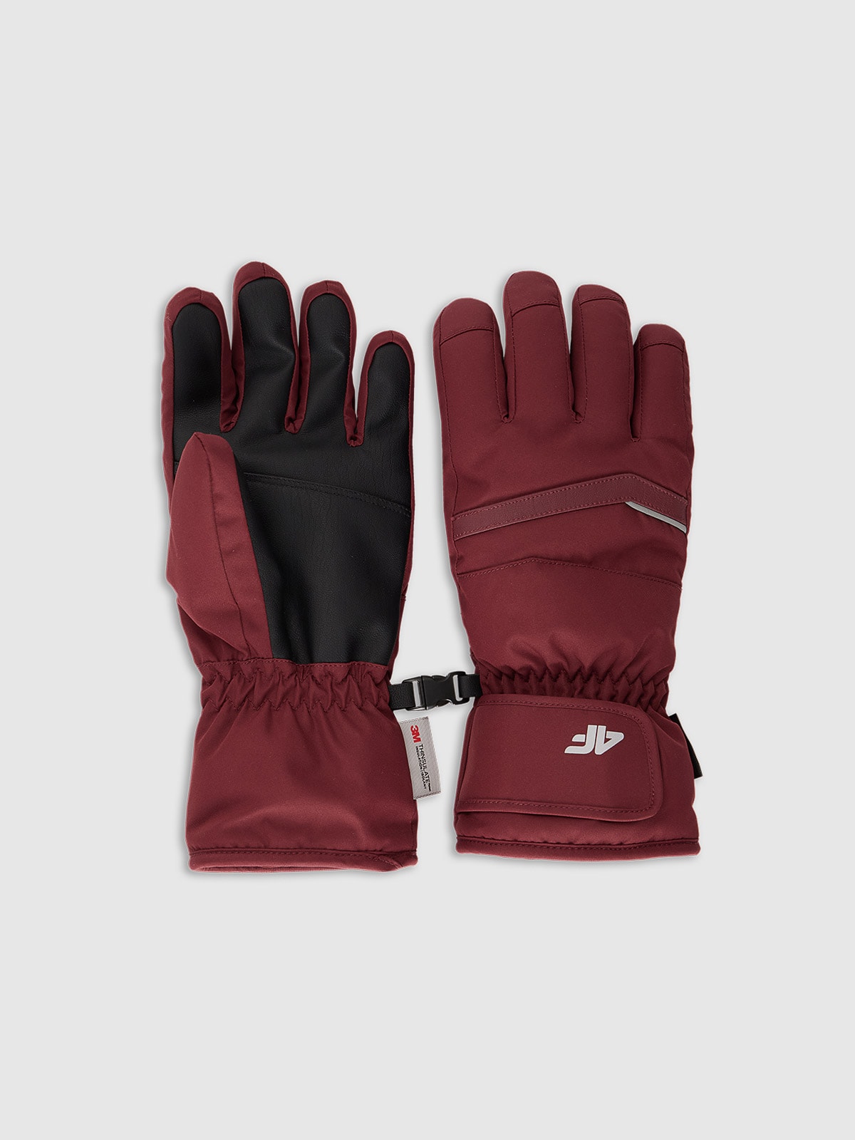 Moteriškos Thinsulate slidinėjimo pirštinės - raudonos