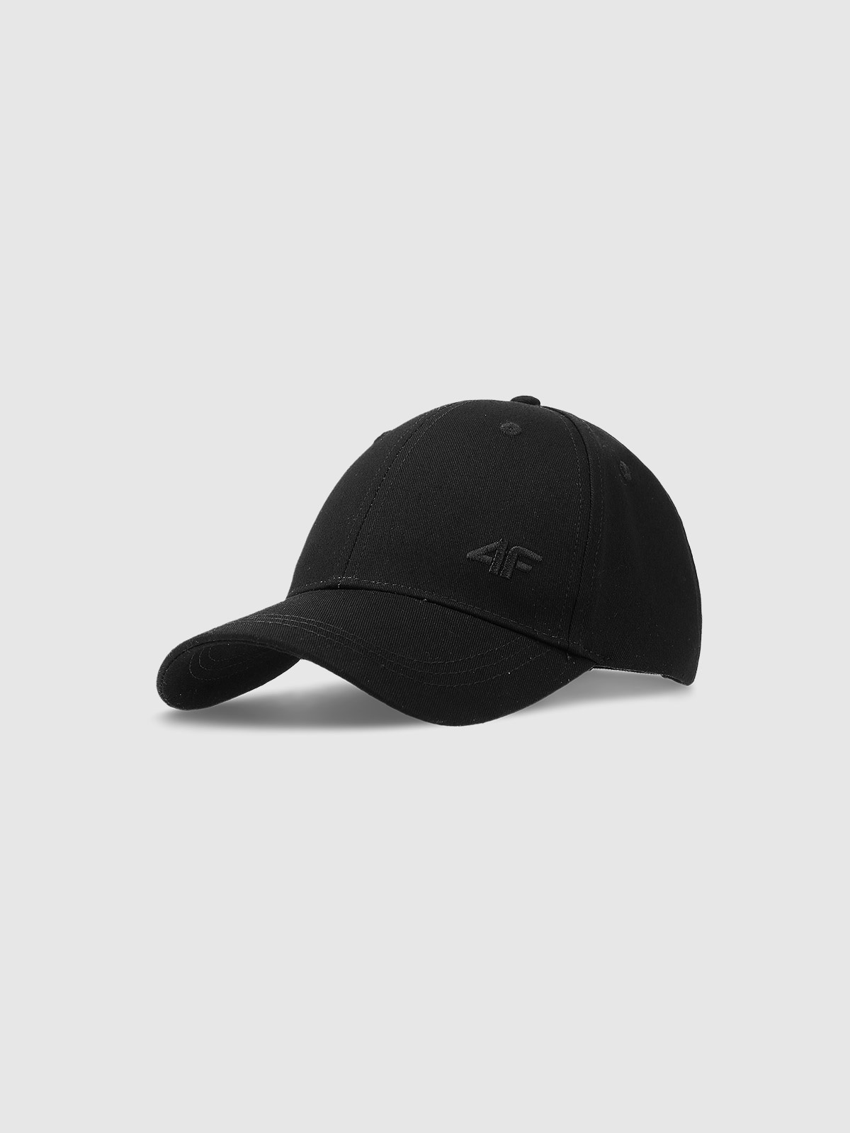 Strapback kepurė su snapeliu unisex - juoda
