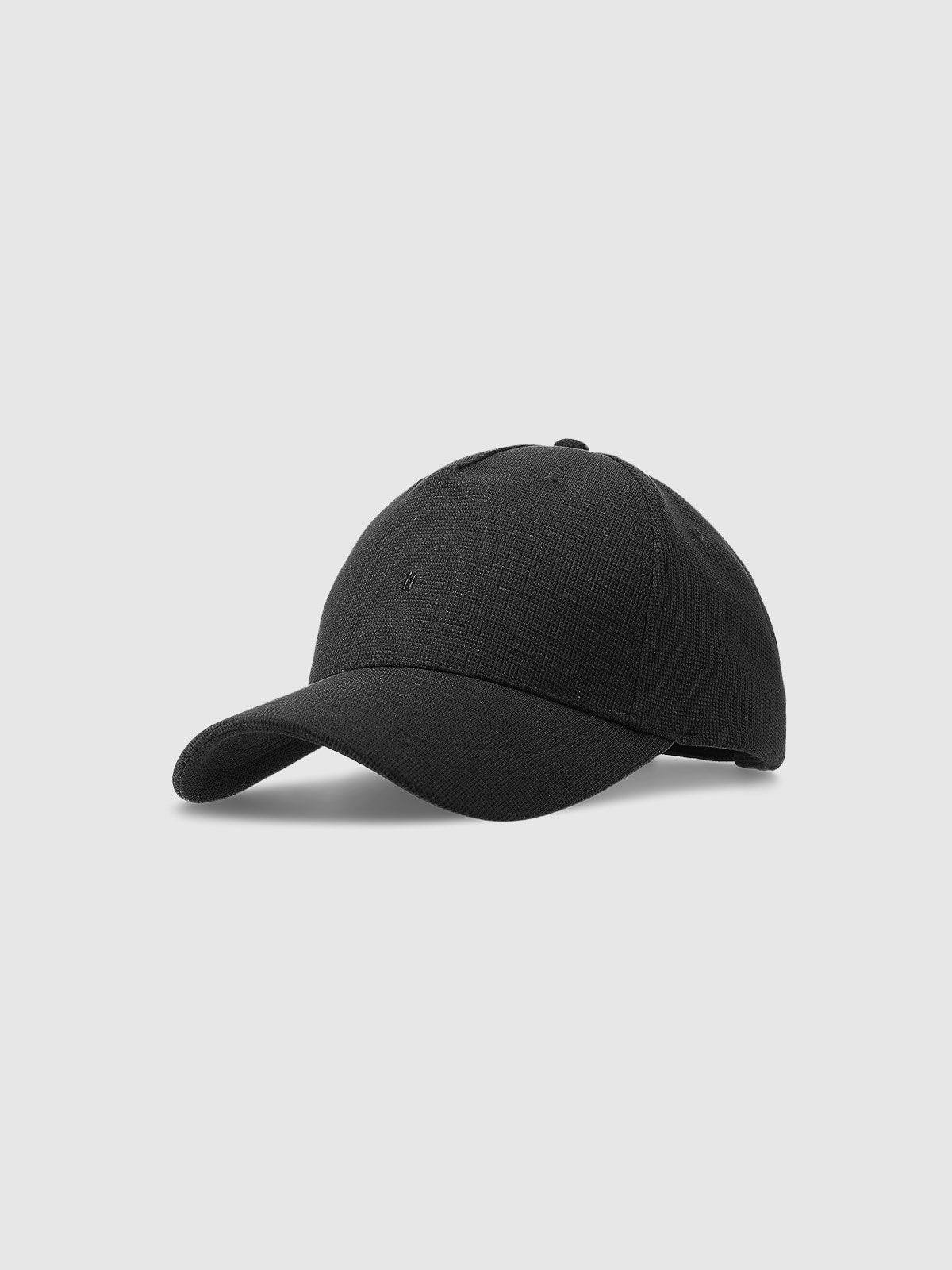 Strapback kepurė su snapeliu unisex - juoda