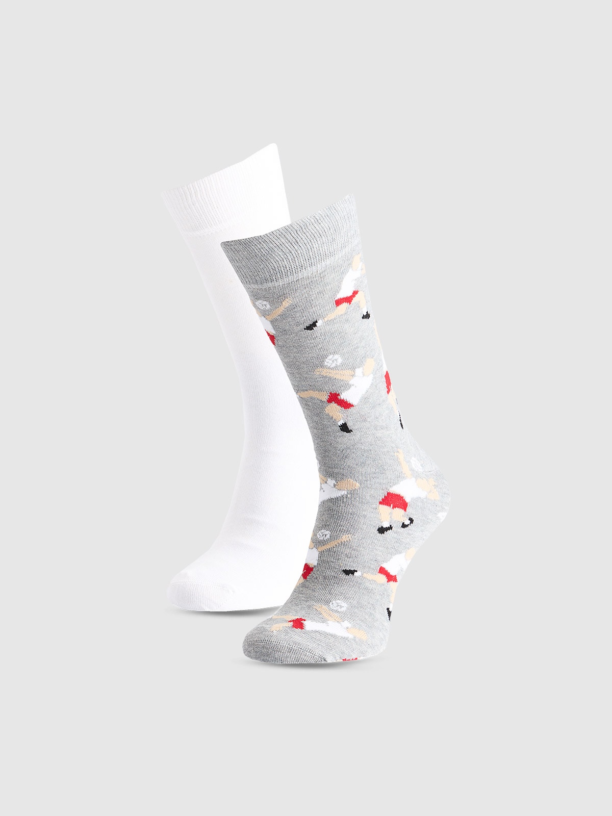 Casual kojinės virš kulkšnies (2-pack) unisex - daugiaspalvės