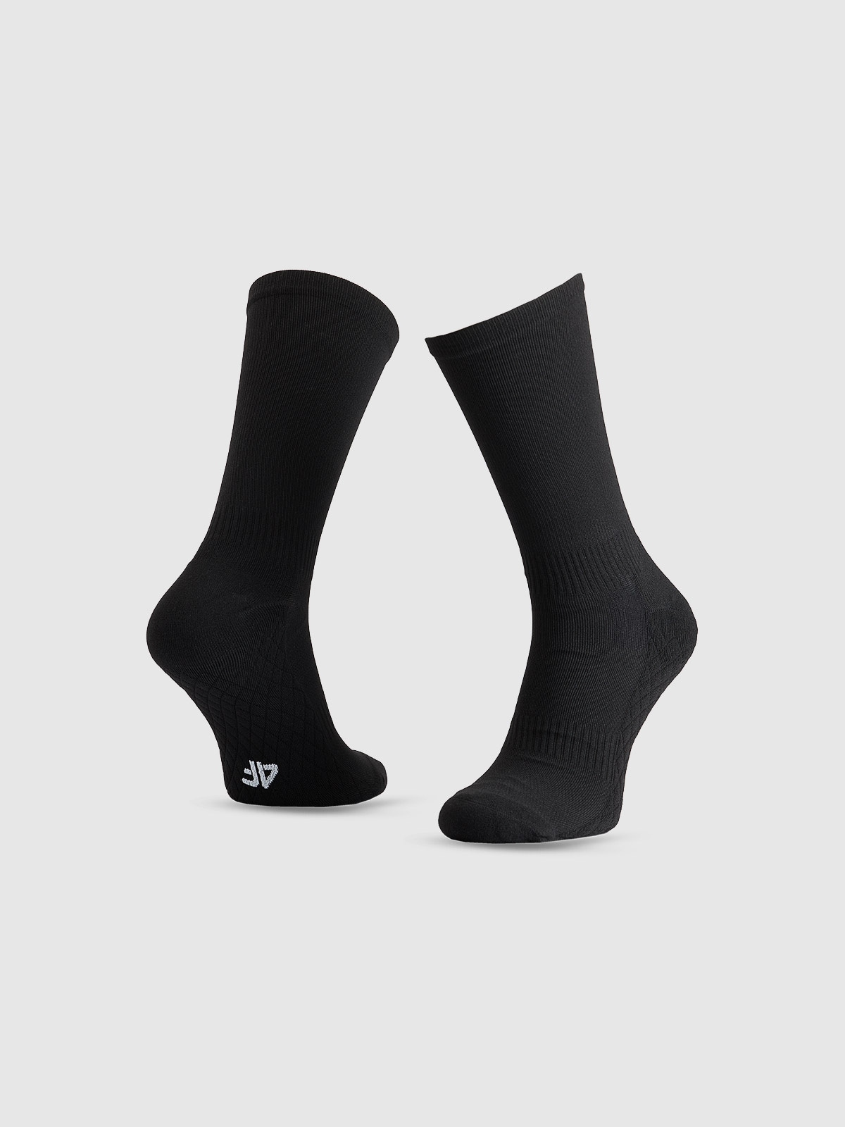 Bėgimo kojinės už kulkšnies unisex - juodos