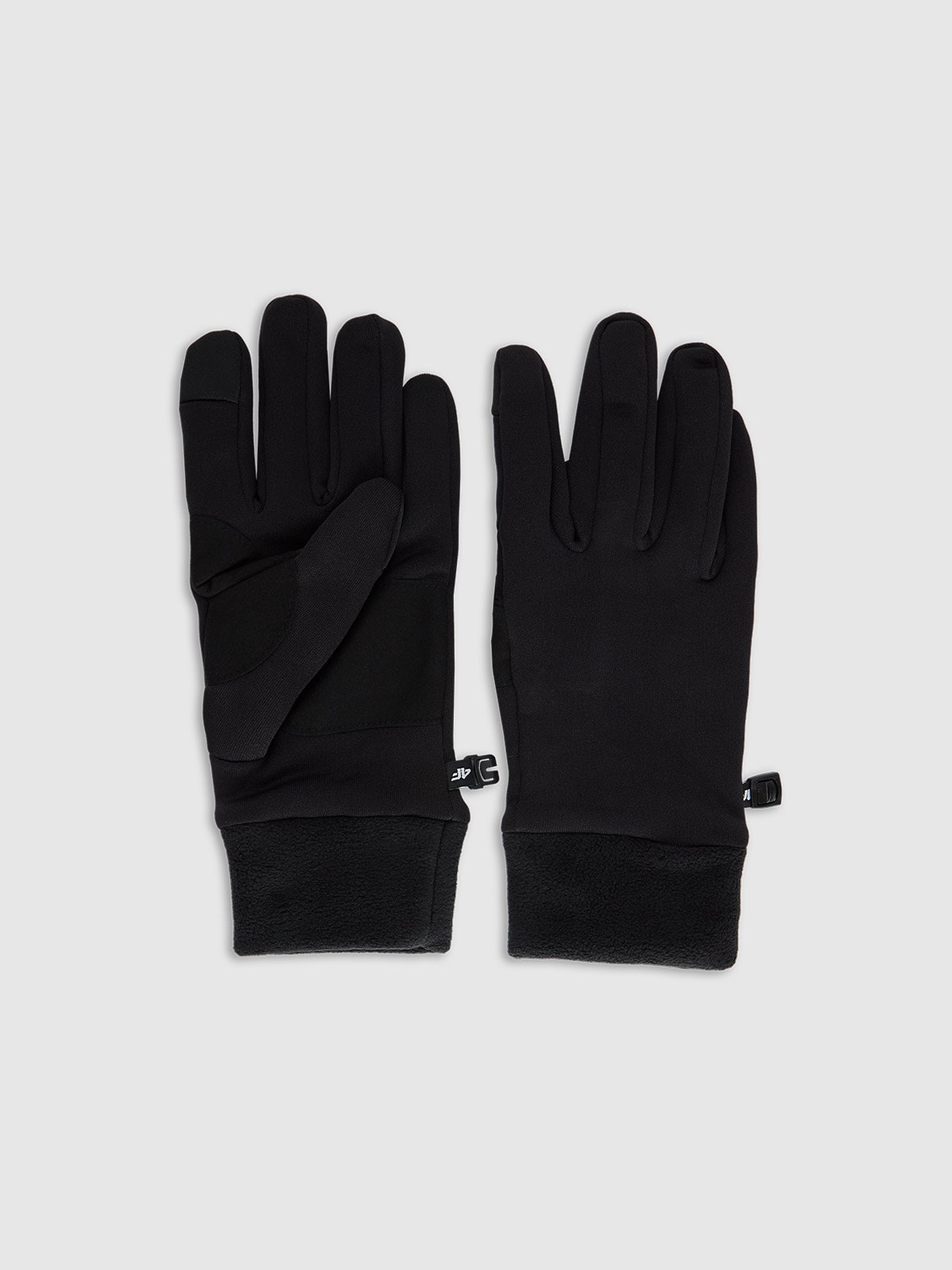 Trikotažinės pirštinės Touch Screen unisex - juodos