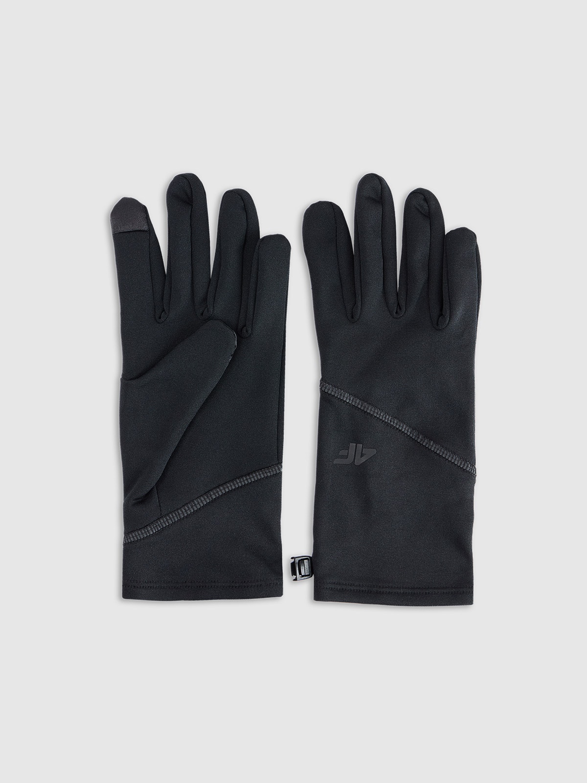 Trikotažinės pirštinės Touch Screen unisex - juodos