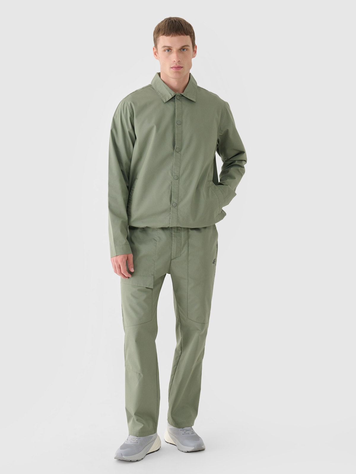 Vyriškos casual kelnės - alyvuogių/khaki spalvos