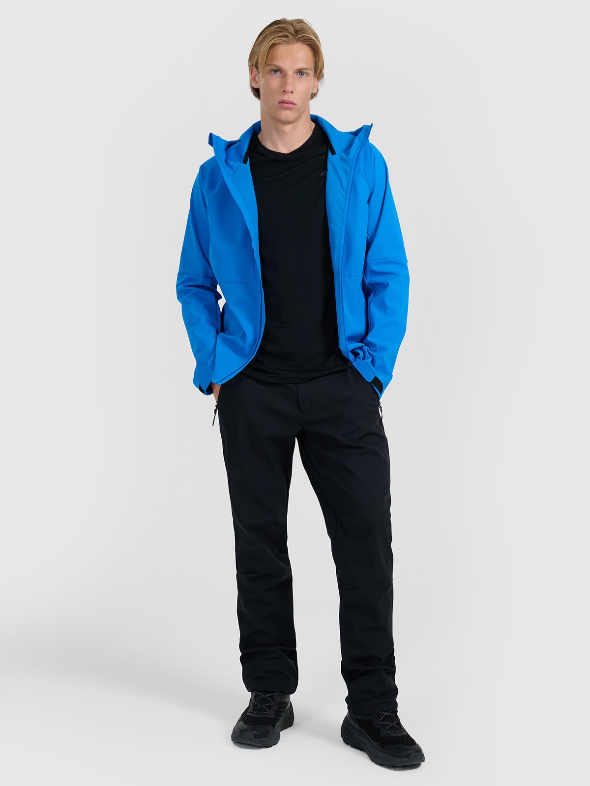 Vyriškos žygio kelnės 10000 membrana - juodos