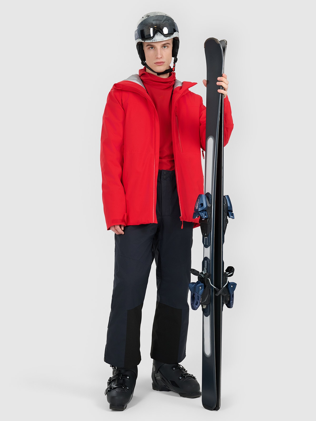 Vyriška slidinėjimo striukė 15000 membrana - raudona