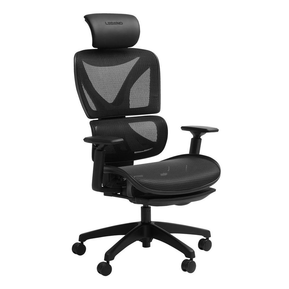 Ergonomiška žaidimų kėdė su kojų atrama GERLEV