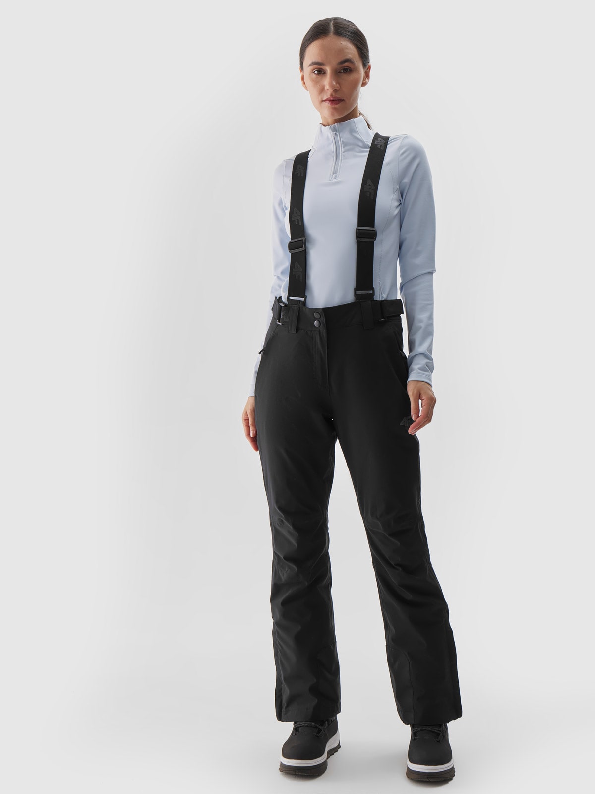 Moteriškos slidinėjimo kelnės 5000 membrana - juodos