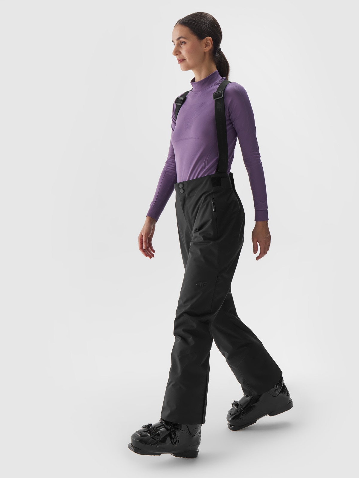 Moteriškos slidinėjimo kelnės Dermizax 20000 membrana - juodos