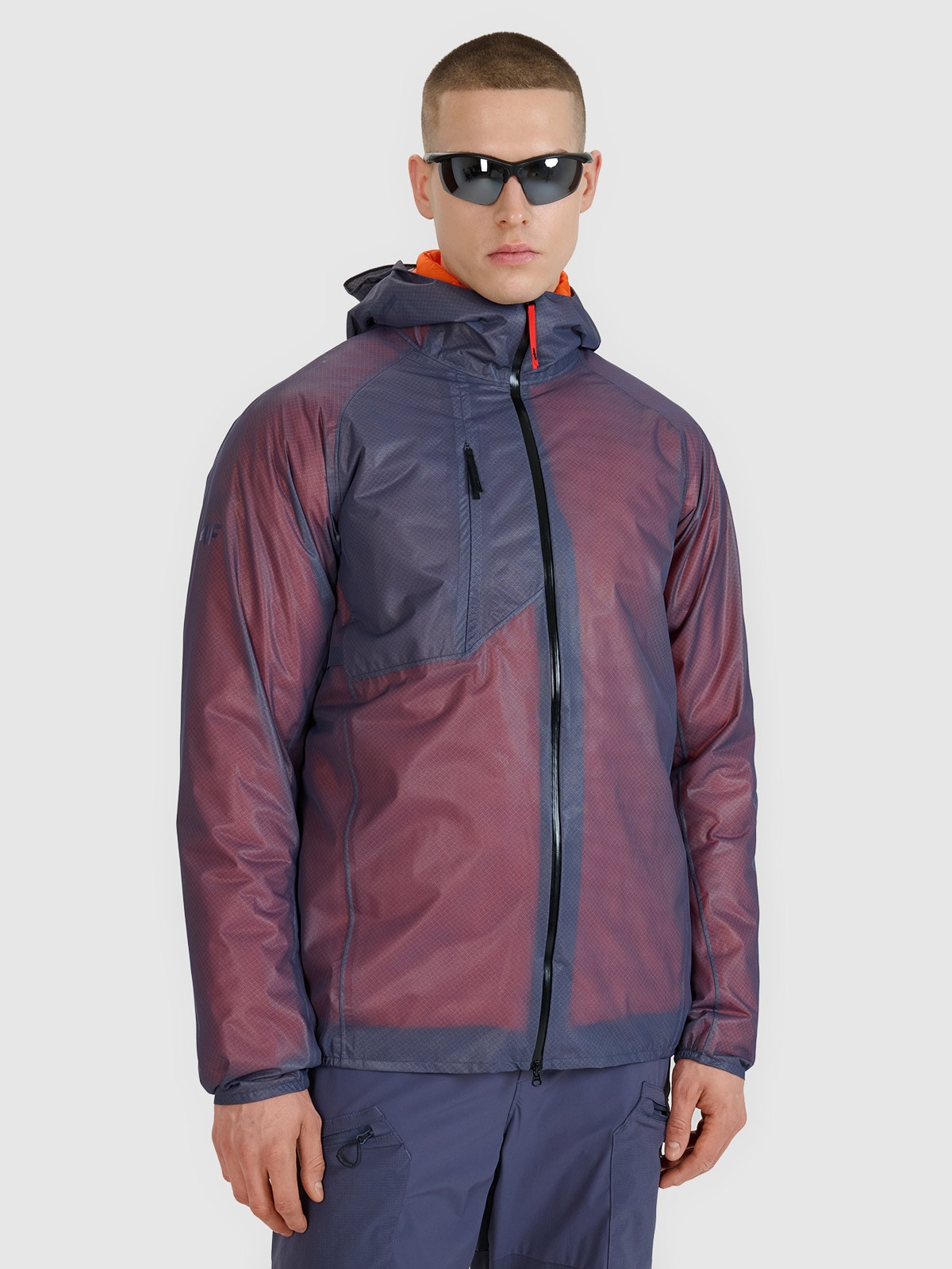 Vyriška 4FPRO vandeniui atspari striukė 15000 membrana - pilka