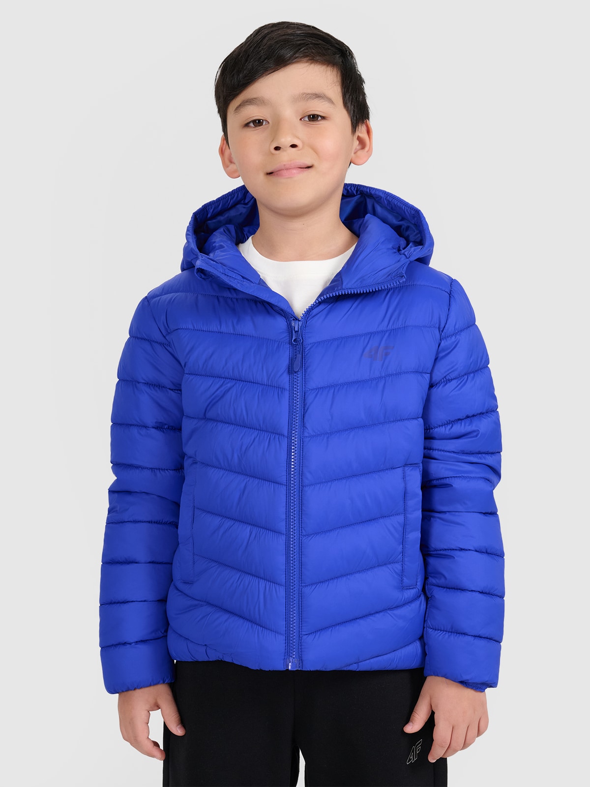 Striukė su sintetiniu pūkų kamšalu berniukams - mėlyna