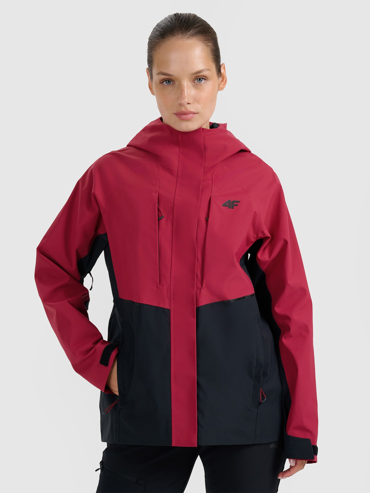 Moteriška žygio striukė 10000 membrana - raudona