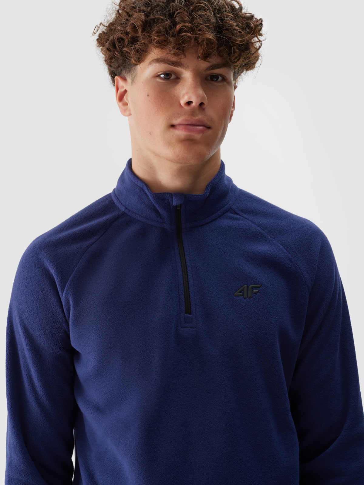 Vyriškas termoaktyvus fliso apatinis trikotažas (viršus) - tamsiai mėlynas