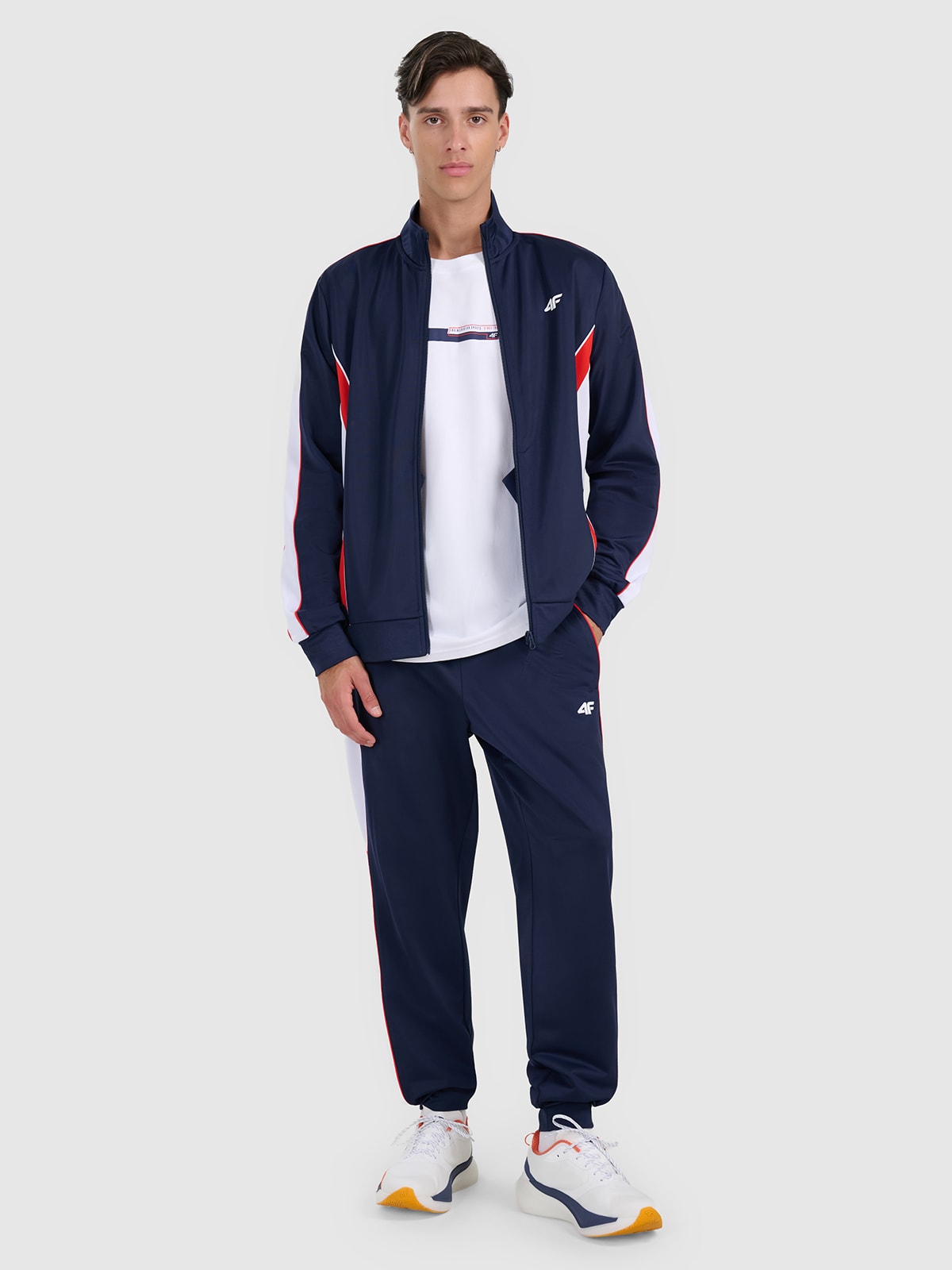 Vyriškos sportinės jogger kelnės - tamsiai mėlynos