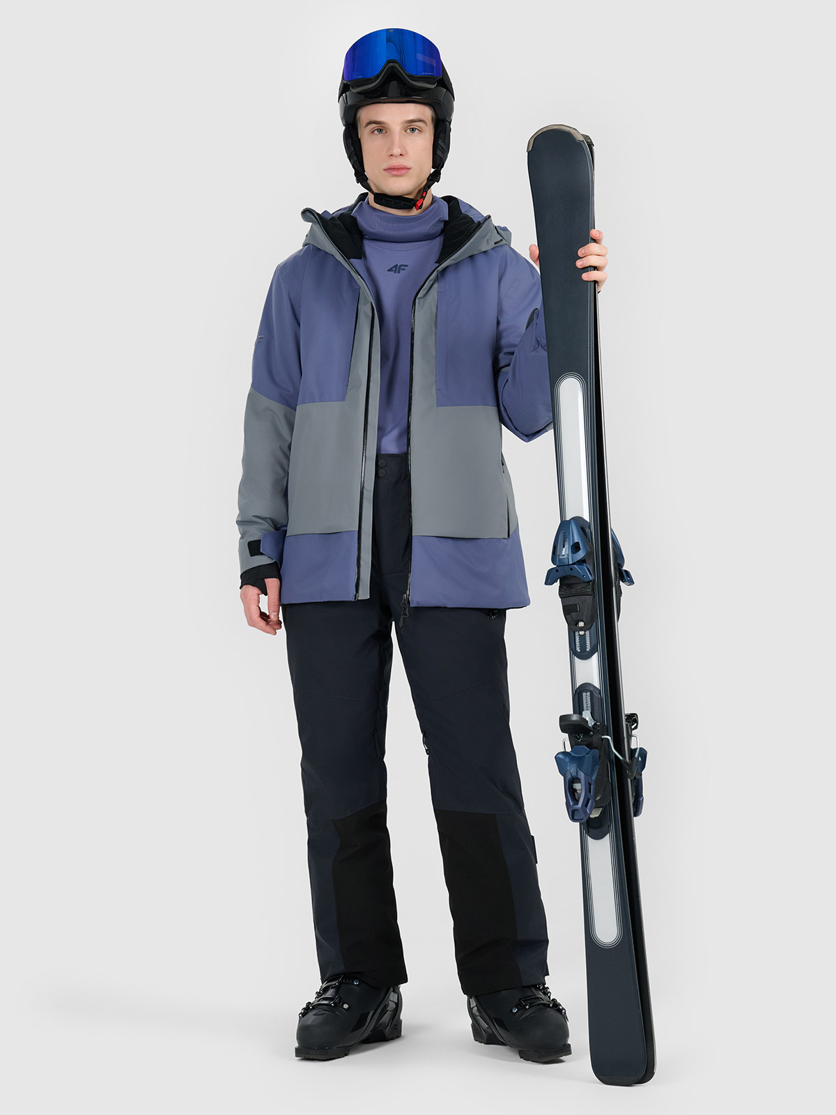 Vyriška slidinėjimo striukė Dermizax 20000 membrana - tamsiai mėlyna