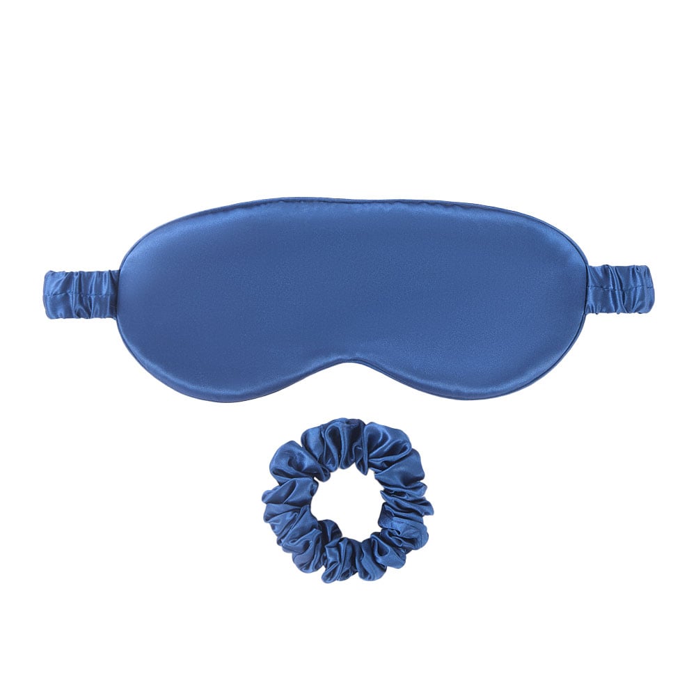 Šilkinė akių kaukė ir plaukų gumelė SILKEN