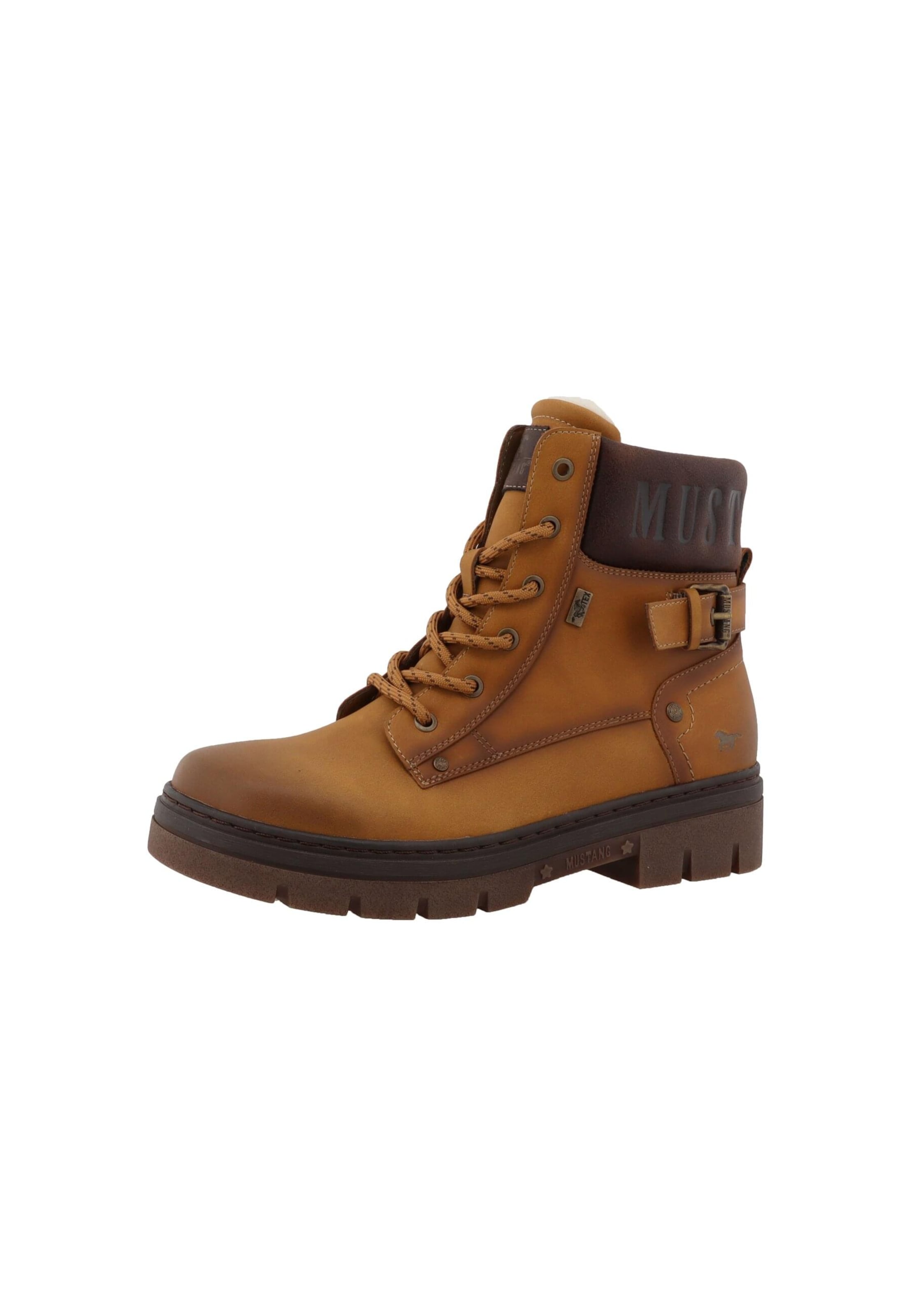 MUSTANG Suvarstomieji kulkšnis dengiantys batai