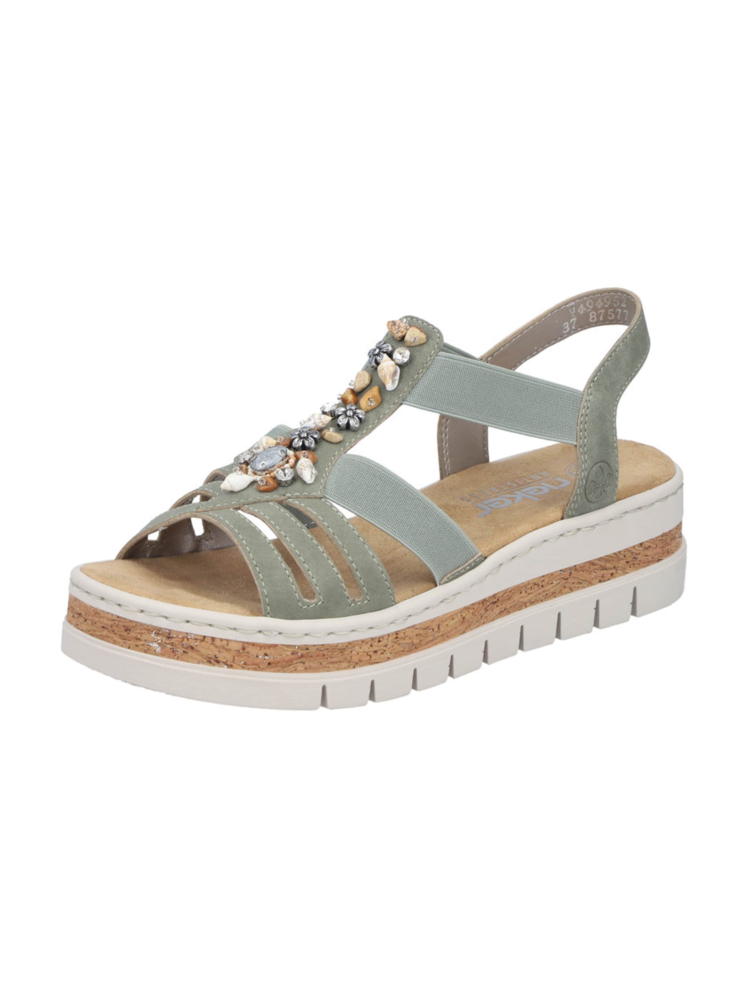 RIEKER Basutės su dirželiais