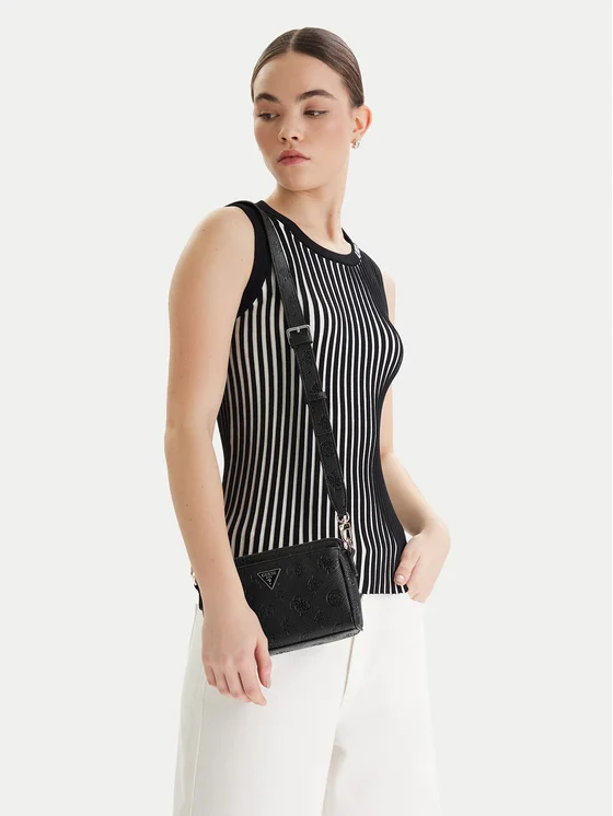 Guess Rankinė Guess Cresidia II Mini HWPD98 88720 Juoda