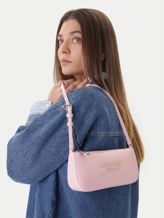 Tommy Jeans Rankinė Tommy Jeans Tjw Must Shoulder Bag AW0AW18449 Rožinė