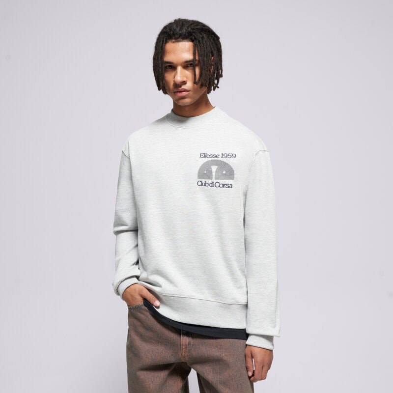 ELLESSE DŽEMPERIS CLUB DI   CORSA SWEATSHIRT LGREY MRL