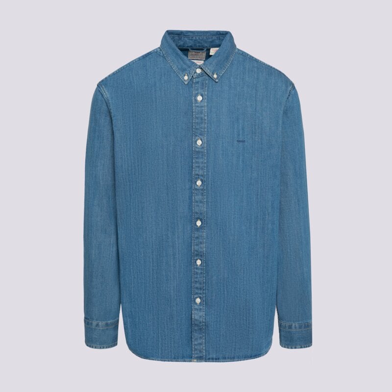 LEVI'S MARŠKINIAI AUTHENTIC BUTTON DOWN MED INDIGO - FLAT FI