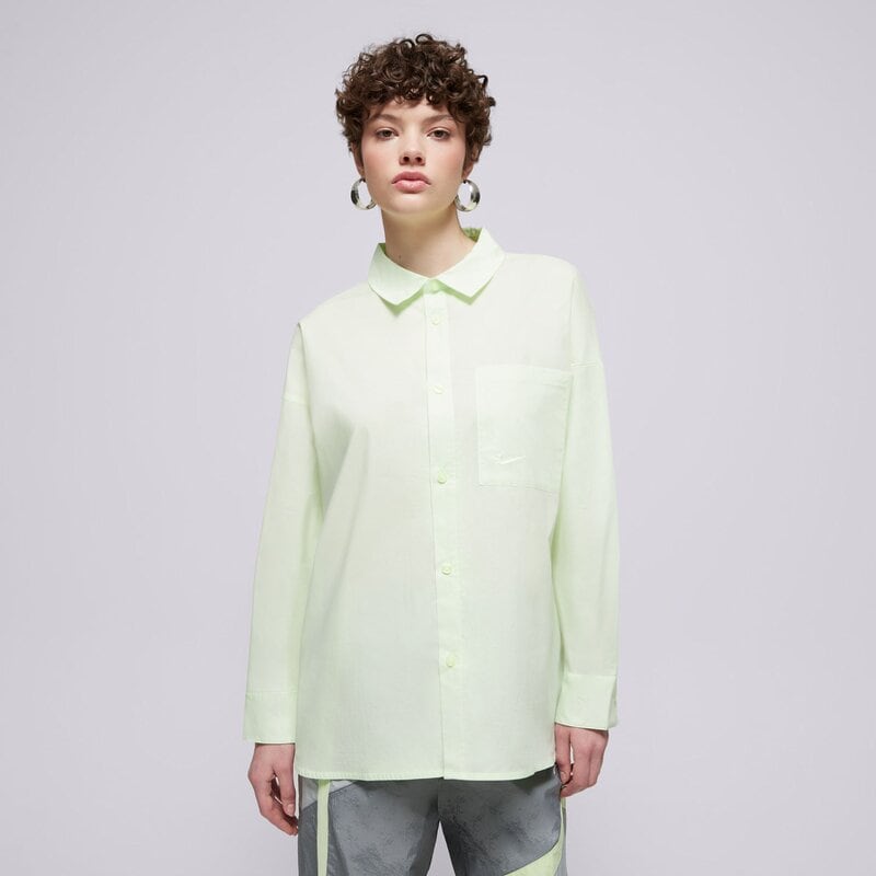 NIKE MARŠKINIAI W NSW NK CHLL   PPLN LS BTN MARŠKINĖLIAI