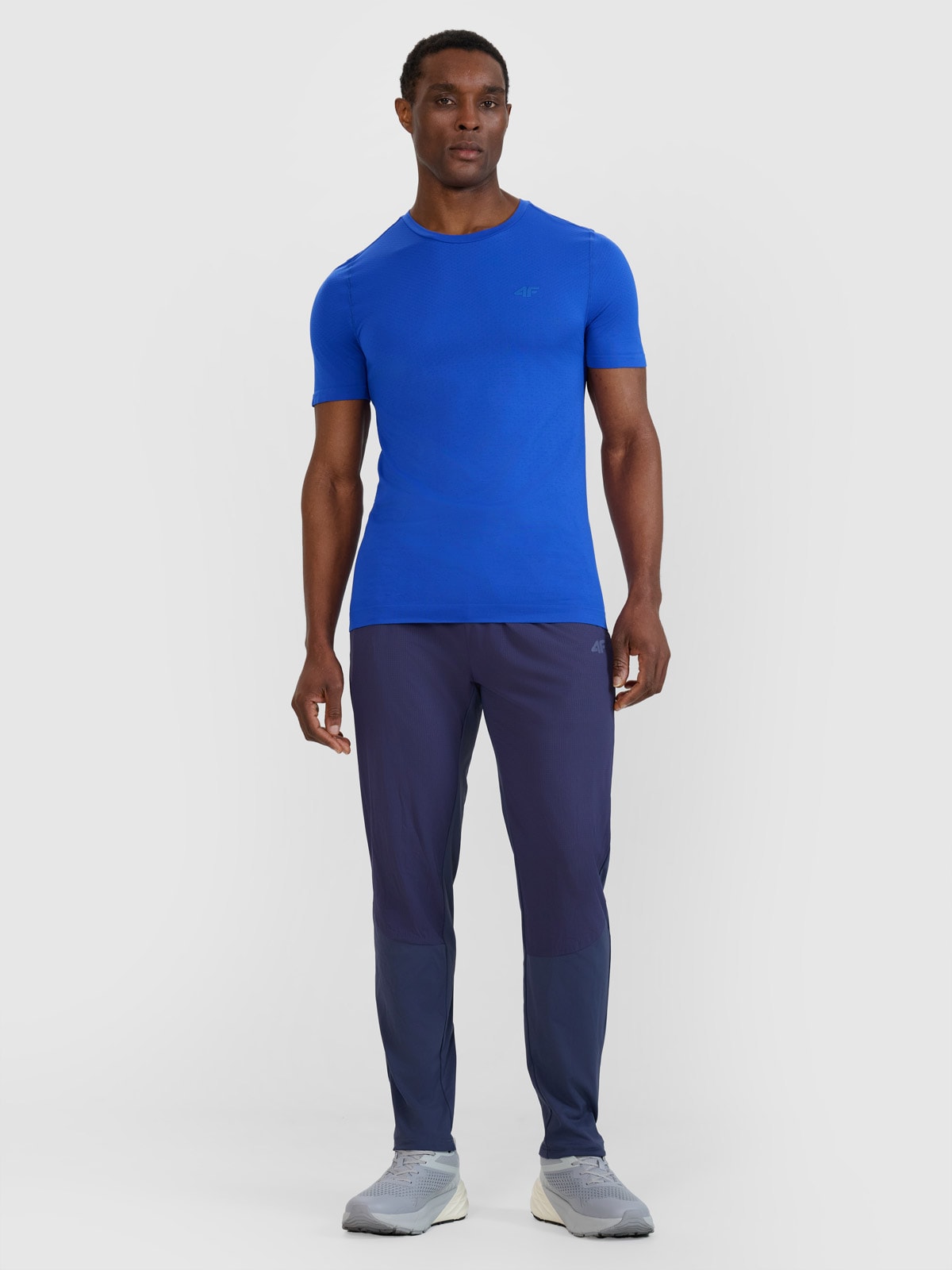 Vyriškos greitai džiūstančios bėgimo lauke kelnės - pilkos