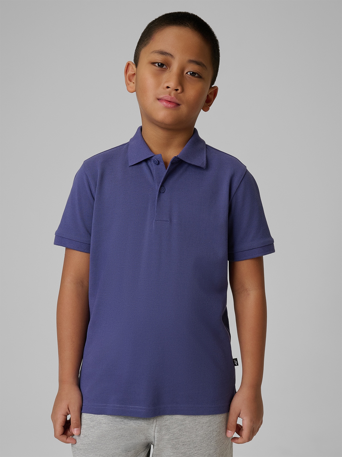 Polo marškinėliai regular berniukams - tamsiai mėlyni