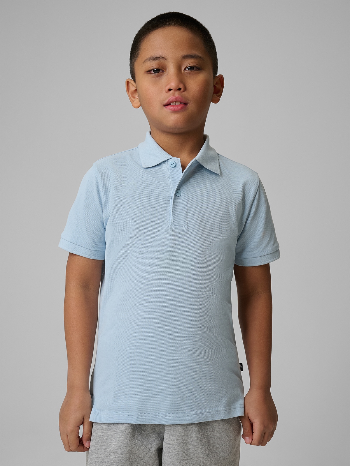 Polo marškinėliai regular berniukams - mėlyni