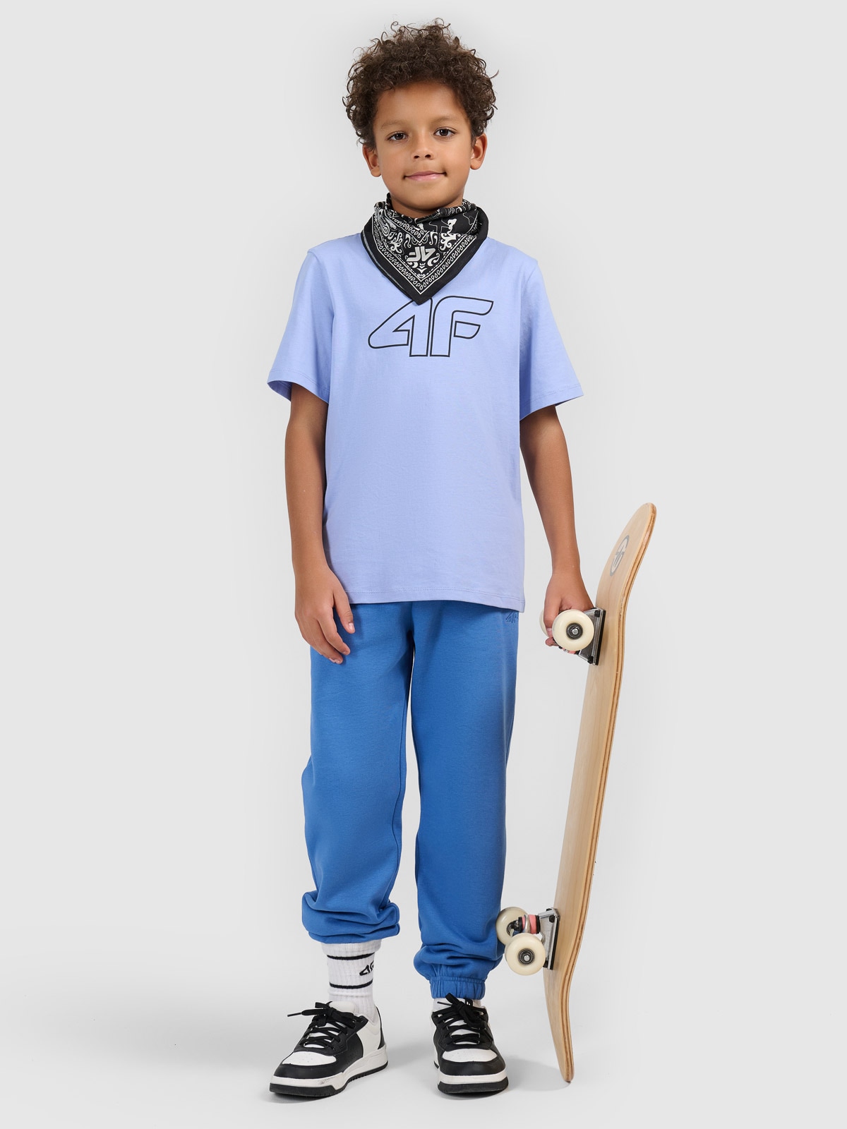 Sportinės jogger kelnės berniukams - mėlynos