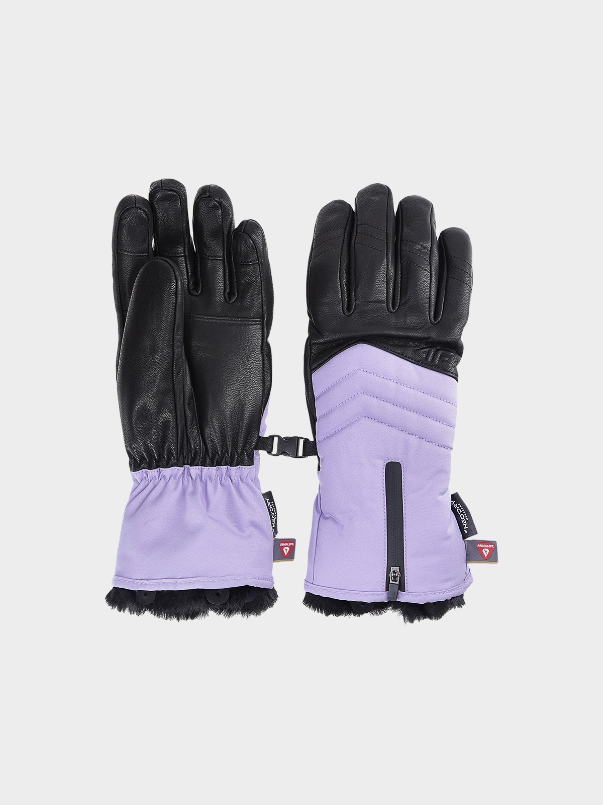 Moteriškos Primaloft Gold slidinėjimo pirštinės 10000 membrana - violetinės