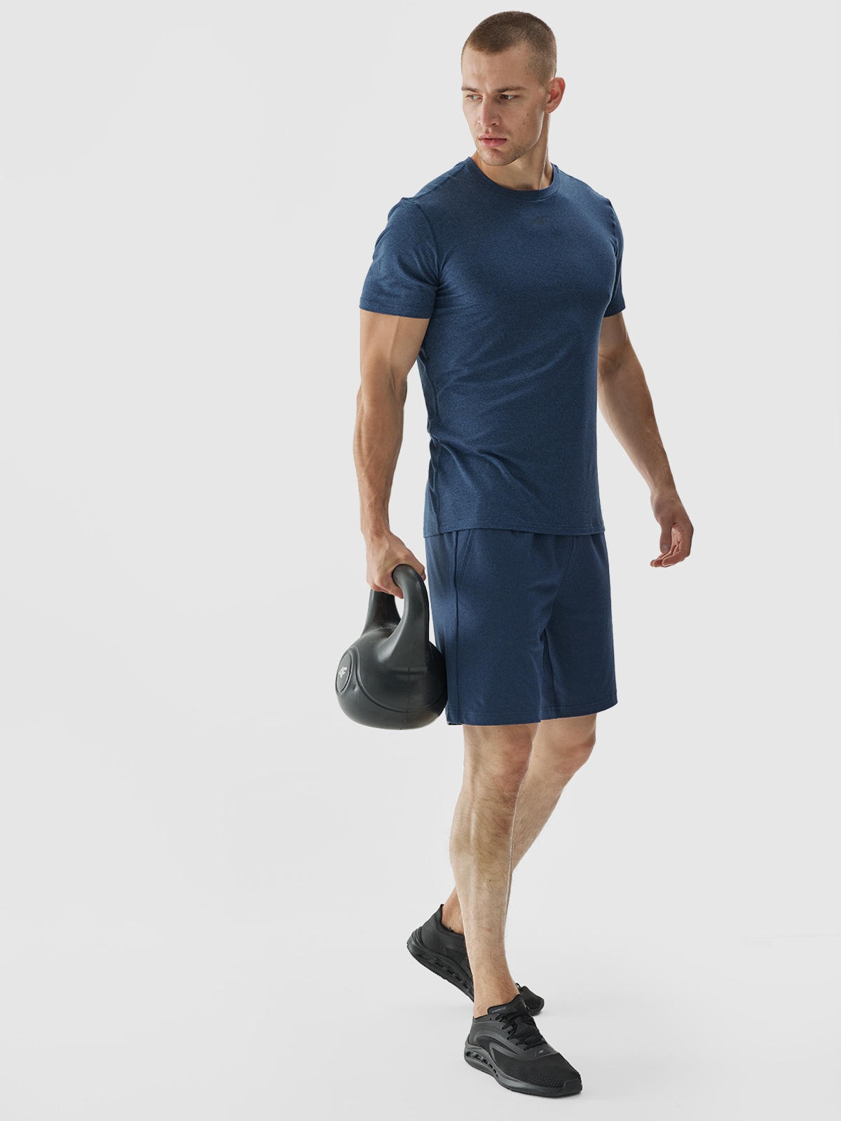 Vyriški orui pralaidūs treniruočių šortai - tamsiai mėlyni