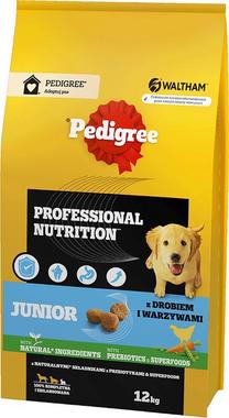 Sausas šunų maistas Pedigree Professional Nutrition Junior, vištiena, 12 kg