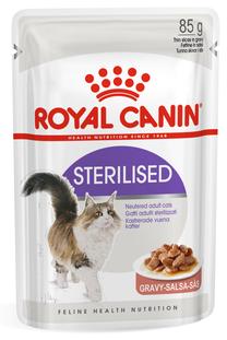 Šlapias kačių maistas Royal Canin Sterilised Gravy, vištiena, 0.085 kg x 12 vnt.