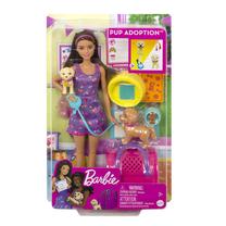 Lėlė, šuniukų įvaikinimo rinkinys Mattel Barbie Pup Adoption HKD86, 29 cm, įvairių spalvų