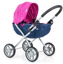 Lėlių vežimėlis Milly Mally Dori Prestige 4749, mėlyna sp./rožinė sp.