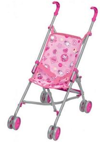 Lėlių vežimėlis Dromader Agusia ZD-2421, rožinė sp.