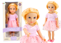 Lėlė Lean Toys Fashion Girls, 44 cm, rožinė sp.