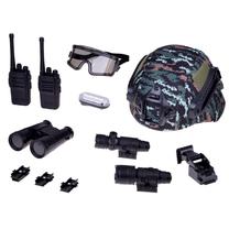 Rinkinys vaidmenų žaidimui, kareivio rinkinys, juoda sp./pilka sp.