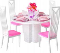 Lėlių namo baldas, rinkinys Iso Trade ML23446, balta sp./rožinė sp.