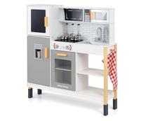 Vaikiška virtuvėlė, virtuvės prietaisų rinkinys Milly Mally Esket, pilka sp.