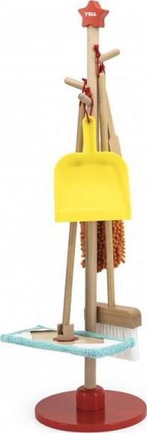 Namų ruošos žaislas, valymo rinkinys Viga Toys 44567, įvairių spalvų
