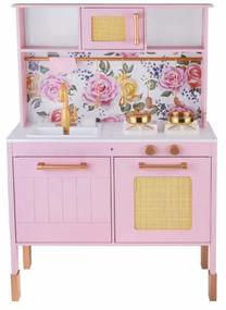 Vaikiška virtuvėlė, virtuvės prietaisų rinkinys Lovely Rose ZA5932, rožinė sp.