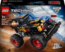 Konstruktorius LEGO® Technic Monster Jam™ Grave Digger™ „Ugnis ir ledas“ 42219, 263 vnt.